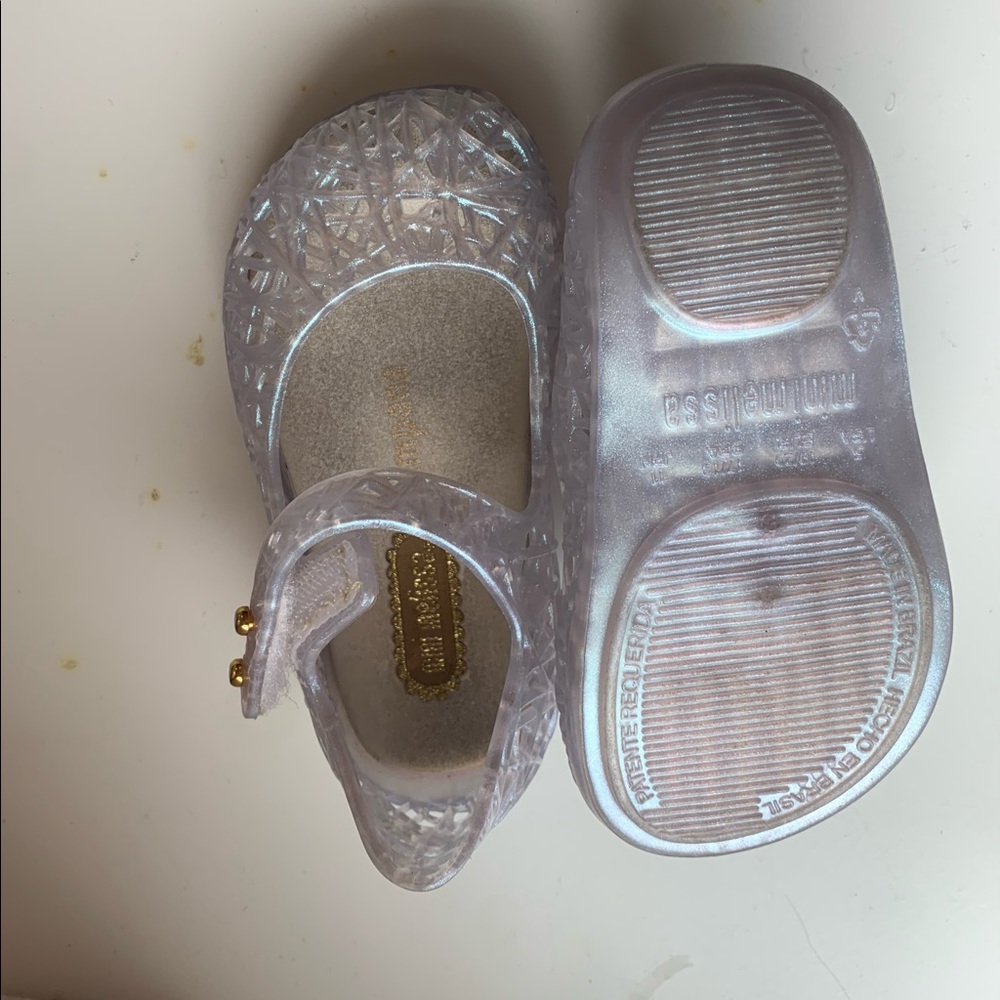 Mini Melissa  Campana Zig Zag Mary Jane Flat